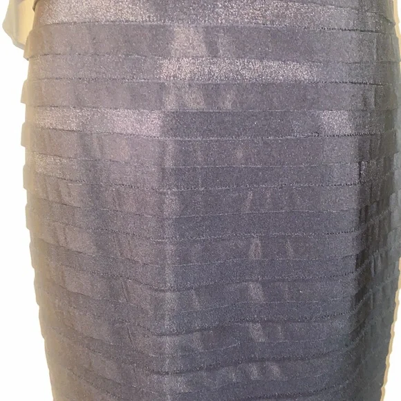 Adrianna Papell Sheer Overlay Dress - Picture 5 of 10